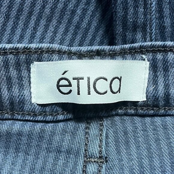 Etica Scarlet Mid-rise Jeans in Night Stripe NWT - Picture 8 of 11